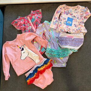 Baby Girls Swimwear Swim Bundle 12–18M – RuffleButts Hanna Andersson Cat & Jack